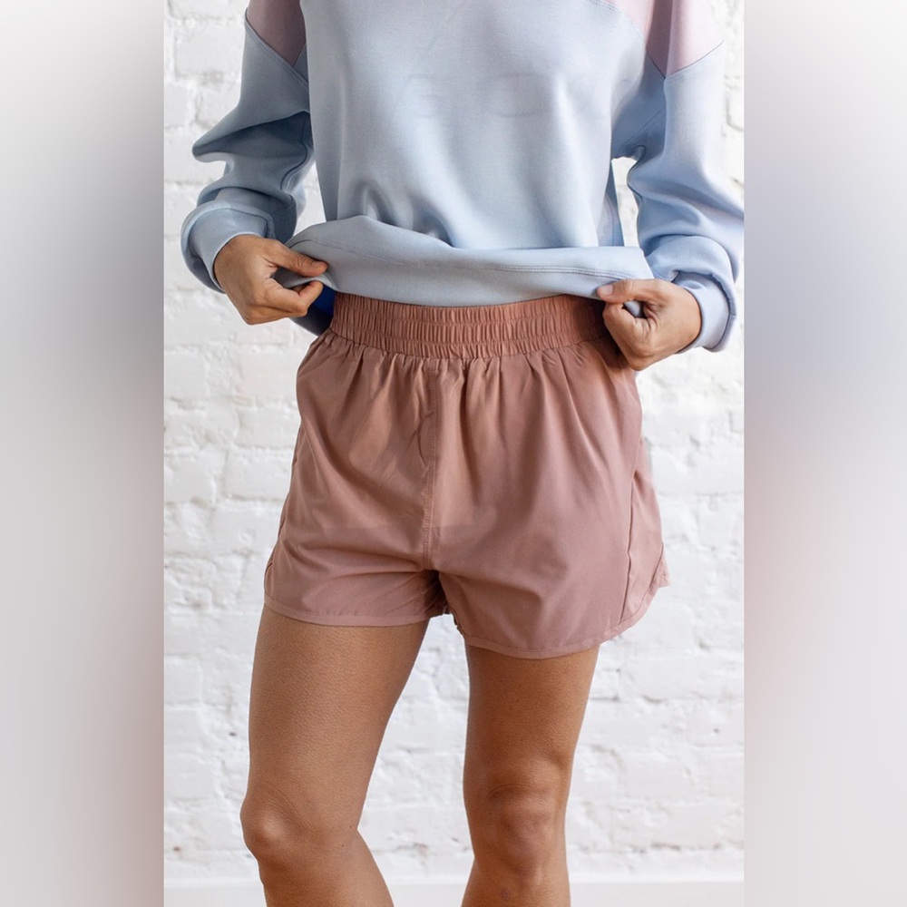 Wishlist Rory Track Shorts Lined Ginger Women’s Size Large NWT $38